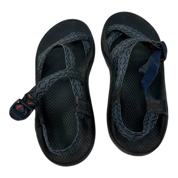 Chaco Z/Cloud Sport Sandals Navy Red Strap Outdoor Hiking Mens Size 11